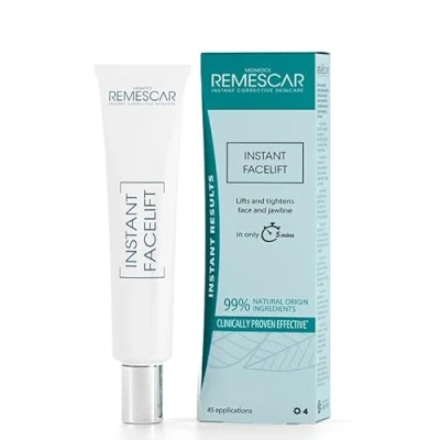 Afbeelding van Remescar Instant Facelift creme Anti aging gezichtscreme voor onmiddellijk resultaat, Lift &amp; verstevigt de huid, op korte én lange termijn, Klinisch bewezen doeltreffend, 40 ml