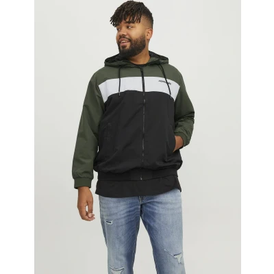 Afbeelding van Jack &amp; Jones Jjerush HOOD Windjack, Heren, Maat: 2XL, Forest night