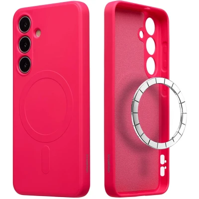 Afbeelding van imoshion Color Backcover met MagSafe voor de Samsung Galaxy S24 Neon Rose