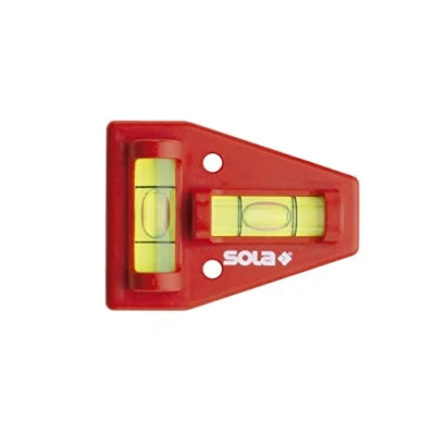 Image de SOLA K 5 ZB Niveau de croix en plastique ABS rouge 6 cm blister 4201116566