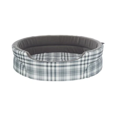 Afbeelding van Trixie Hondenmand Lucky Ruit Beige / Grijs