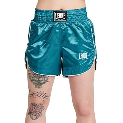 Afbeelding van LEONE 1947, W Kick Thai Base Shorts, dames, blauwgroen, S, AB801