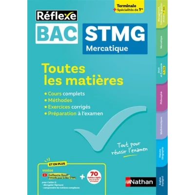 Image de Toutes les matières Bac STMG Spécialité Mercatique Tle + spécialités de 1re Réflexe N 4