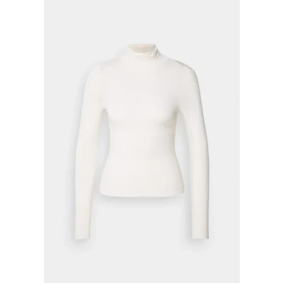 Afbeelding van Scotch &amp; Soda CORE ROLL UP NECK LONG Sleeve Longsleeve, Dames, Maat: XS, Off white