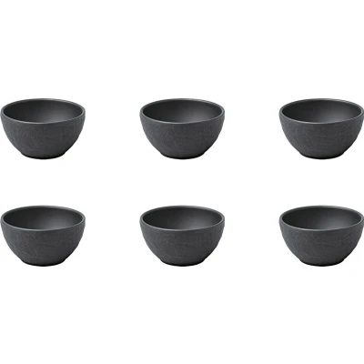 Afbeelding van Villeroy &amp; Boch Manufacture Rock Dipschaaltje 60ml, Set van 6