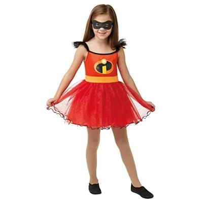 Afbeelding van Rubie&#039;s Officieel Disney Incredibles 2 kostuum voor kinderen, tutu jurk, maat S/3 4 jaar