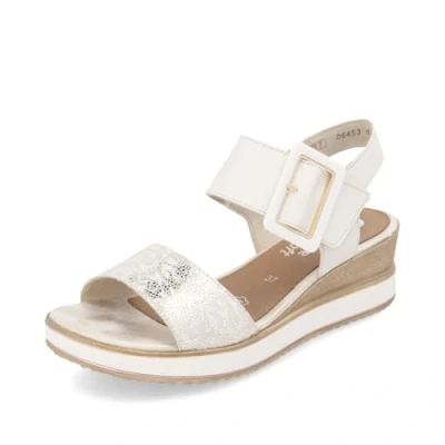 Afbeelding van Remonte D6453 Damessandalen, Beige Combi 61, 38 EU