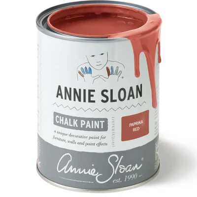 Afbeelding van Annie Sloan Paprika Red krijtverf Pittig terracotta Rood 1 Liter /