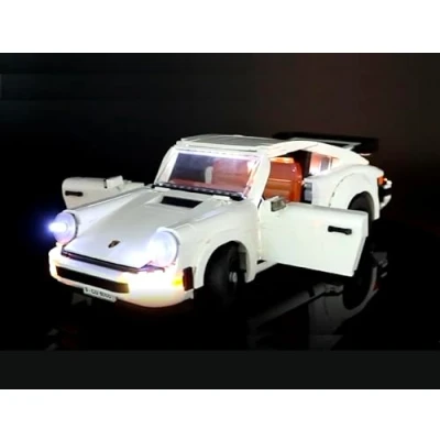 Afbeelding van LED verlichtingsset compatibel met Lego Porsche 911 Turbo model 10295 (Porsche niet inbegrepen) batterijbehuizing