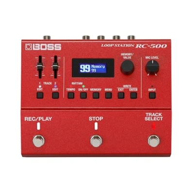 Afbeelding van Boss RC 500 Loop Station, 13 uur stereo opnametijd Rood