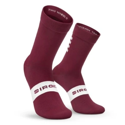 Afbeelding van SIROKO Fietssokken S1 Maroon Volata, Bordeaux