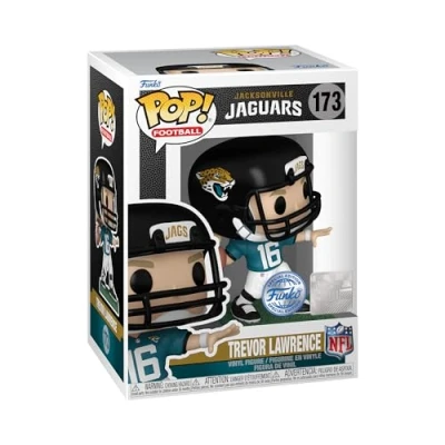 Afbeelding van Funko Pop! NFL: Jaguars Trevor Lawrence Vinyl figuur om te verzamelen Cadeau idee Officiële Producten Speelgoed voor Kinderen en Volwassenen Sportfans