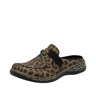 Image de Rieker Sabots pour femme, multicolore, 39 EU