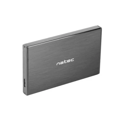 Afbeelding van NATEC RHINO GO behuizing USB 3.0 voor 2,5&#039;&#039; SATA HDD/SSD, zwart aluminium