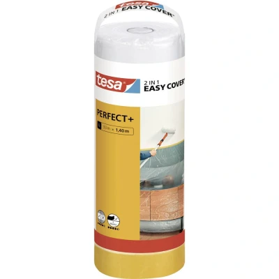Afbeelding van tesa Easy Cover Perfect+ 56574 00000 00 Afdekfolie Geel, Transparant (l x b) 33 m 1.40 1 set(s)