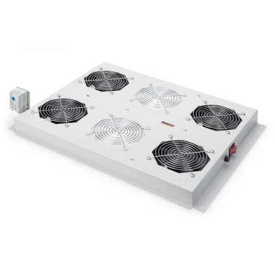 Afbeelding van Digitus DN 19 FAN 4 SRV Koeling accessoire Grijs