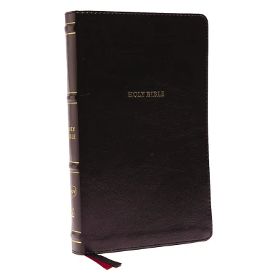 Afbeelding van NKJV, Thinline Bible, Leathersoft, Black, Thumb Indexed, Red Letter, Comfort Print
