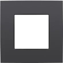 Afbeelding van Niko Enkele afdekplaat, kleur Intense anthracite