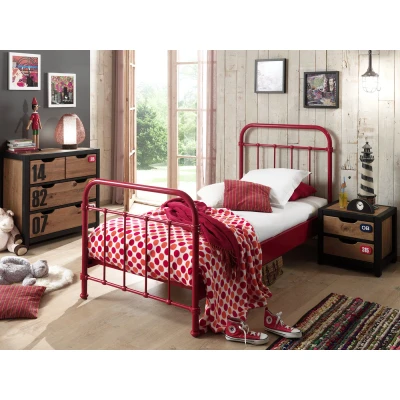 Afbeelding van KidsOnly New York 90 x 200 cm Bed Rood