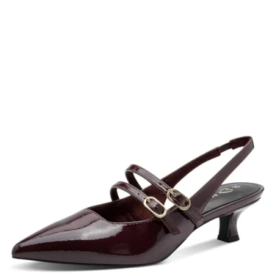 Afbeelding van Marco Tozzi Pumps 2 29508 45 Damespumps, Bordeaux Pat., 38 EU
