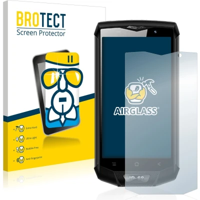 Afbeelding van BROTECT Screenprotector voor Blackview BV8000 Pro Folie Beschermfolie Beschermglas transparant