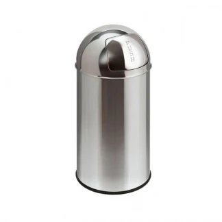 Afbeelding van Afvalbak 40ltr Eko Pushcan rvs