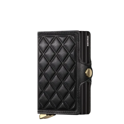 Afbeelding van Secrid Twinwallet Emboss Diamond black Dames portemonnee