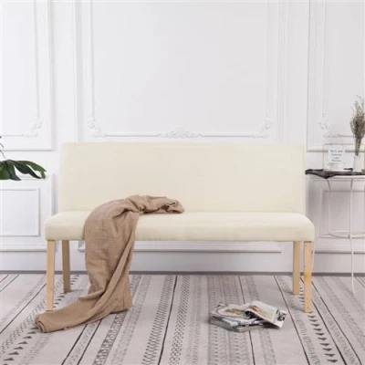 Afbeelding van Bankje 139,5 cm polyester crme