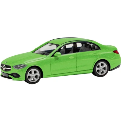 Afbeelding van Herpa 430913 003 H0 Auto Mercedes Benz C klasse limousine, groen licht