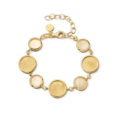 Afbeelding van Casa Jewelry dames Minou armband verguld in de kleur Goud