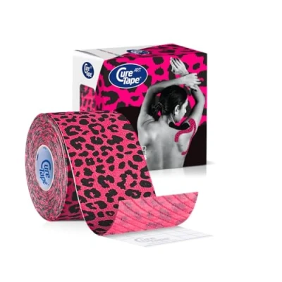 Afbeelding van CureTape® Art Leopard Kinesiotape Unieke drukprocedé 5cm x 5m