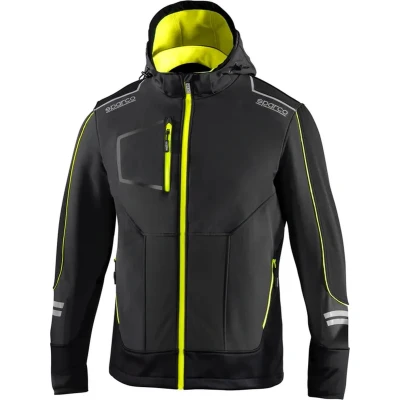 Afbeelding van Heren Sportjas Sparco Tech Ndis Zwart Maat L