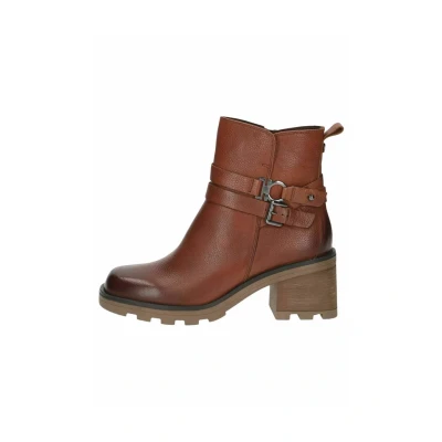 Afbeelding van Caprice Enkelkaarsjes, Dames, Maat: 39, Cognac nappa Schoenen