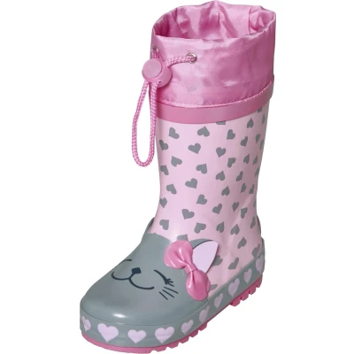 Afbeelding van Playshoes Katze Regenlaarzen voor kinderen, Maat: 30, Pink Kunststof