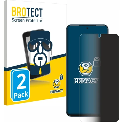 Afbeelding van BROTECT privacy screenprotector voor Xiaomi Redmi Note 11S Folie Beschermfolie Blauwlichtfilter (2 Stuks)