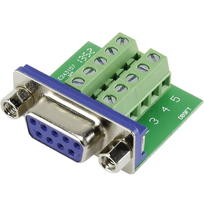 Afbeelding van TRU COMPONENTS DSUB09F 10TB 2 1229331 D sub bus 90 Aantal polen: 9 Schroeven 1 stuk(s)