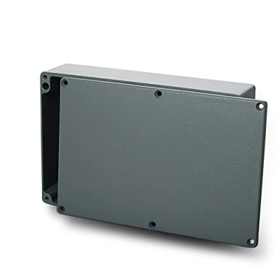Afbeelding van edi tronic Lege aluminium behuizing 222 x 145 55 mm industriële IP66 waterdichte