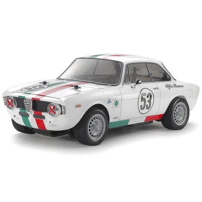 Afbeelding van Tamiya 1/10 Alfa Rom. Giulia Spr. Club MB 01 met certificaat bouwdoos