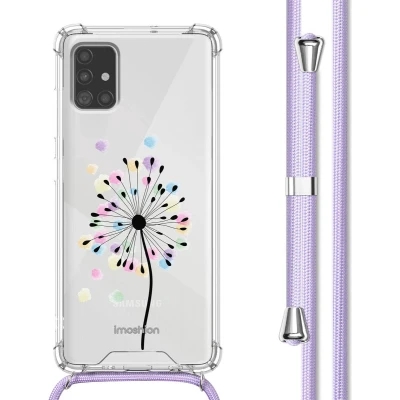 Afbeelding van iMoshion Hoesje Geschikt voor Samsung Galaxy A51 met Koord Design Meerkleurig / Sandstone Dandelion