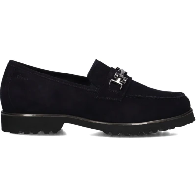 Afbeelding van Sioux Meredith Instappers, Dames, Maat: 36, Dunkelblau Schoenen