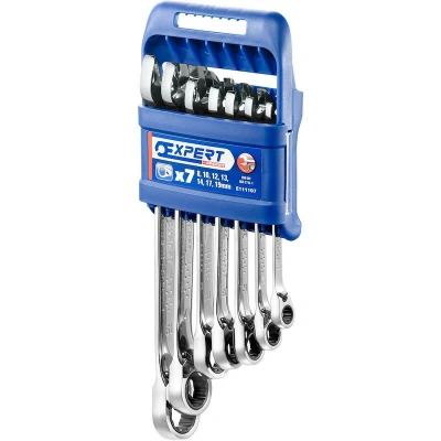 Afbeelding van EXPERT E111107 ratelringsteeksleutelset 7 delig