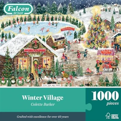 Afbeelding van Falcon Winter Village (1000 stuks)