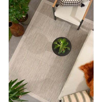 Afbeelding van Buitenkleed Coastal Grijs 80x250 Cm