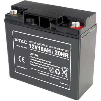 Afbeelding van V TAC VT 12 18 Elektrisch systeem 18AH loodzuur batterijen