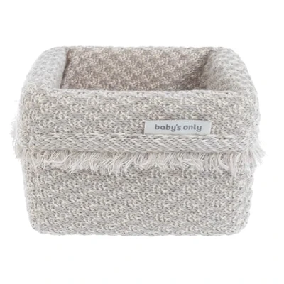 Afbeelding van Baby&#039;s Only Commodemandje Happiness Urban Taupe/Ecru