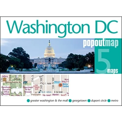 Afbeelding van PopOut Maps Washington DC Map