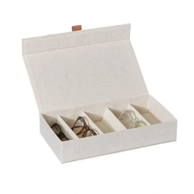 Afbeelding van Store It Brillen opbergdoos beige 5 vaks