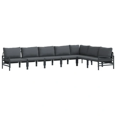 Afbeelding van vidaXL Ensemble de canapés d&#039;extérieur Idéal pour votre jardin ou terrasse ! L&#039;ensemble confortable est parfait se détendre les repas en plein air