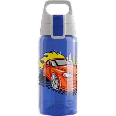 Afbeelding van SIGG Viva One Hot Speed drinkfles Voor kinderen Geschikt koolzuurhoudende dranken Lekvrij Vaatwasmachinebestendig BPA vrij sport en school Blauw 0,5 liter