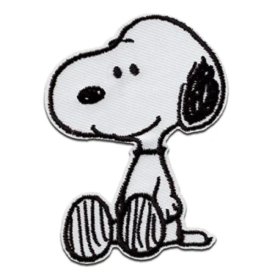 Afbeelding van Mono Quick Peanuts © Snoopy transferpatches om op te naaien, opstrijkbare patches, afmetingen: 7,6 x 5,7 cm